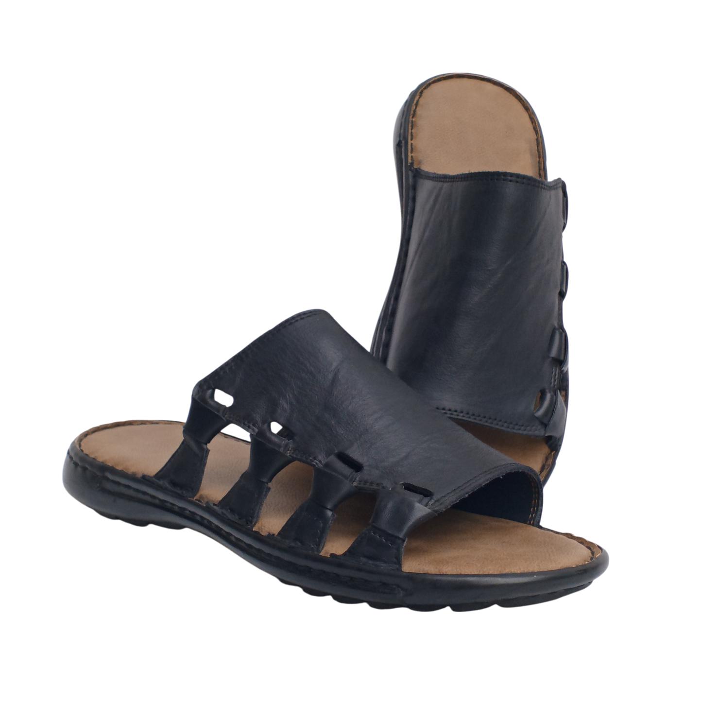 Comfy Slippers. | Pure Leather | Premium & elegant | Handcrafted | Kohat Styles